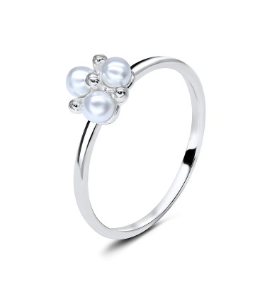 Pearl Silver Rings NSR-2831